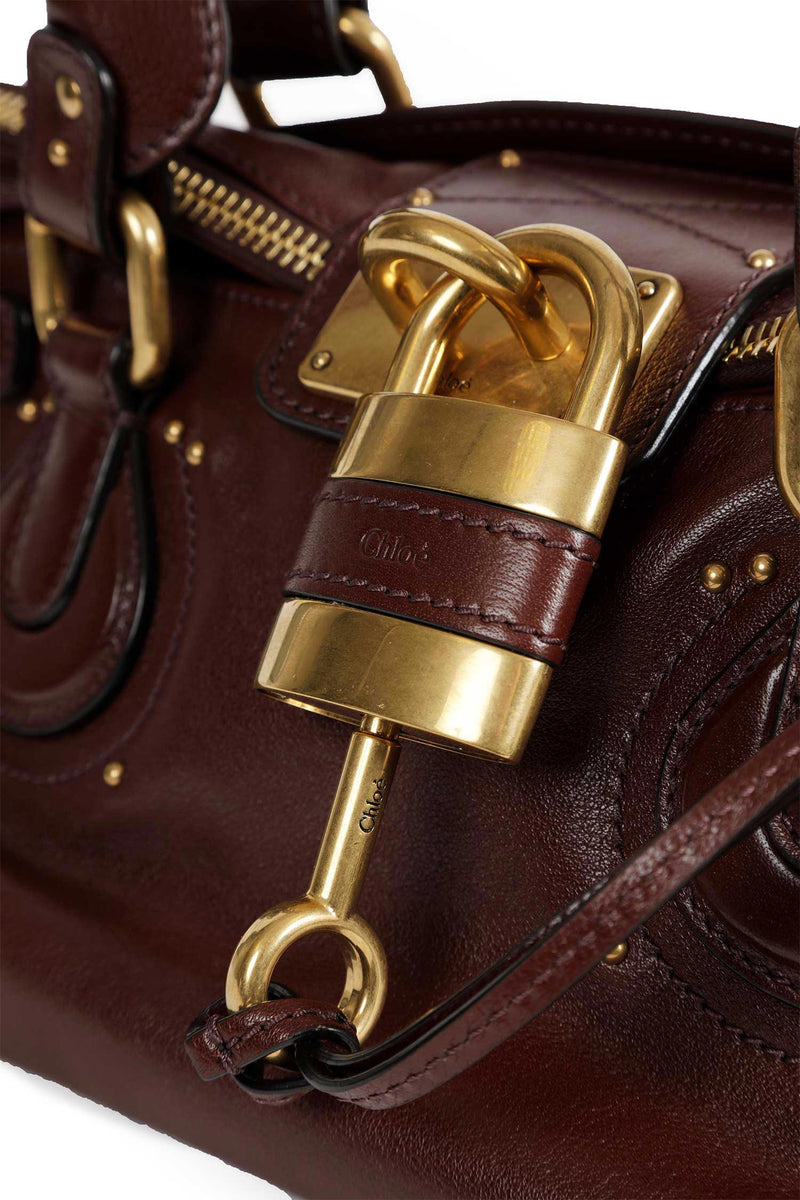 Grained Leather Paddington Bag