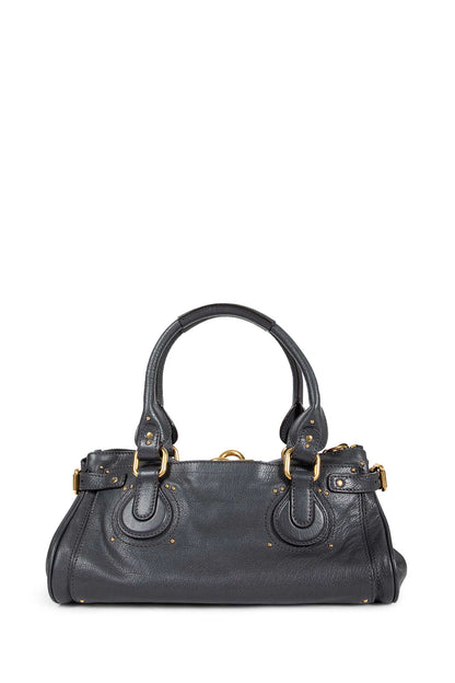 CHLOÉ WOMAN BLUE SHOULDER BAGS