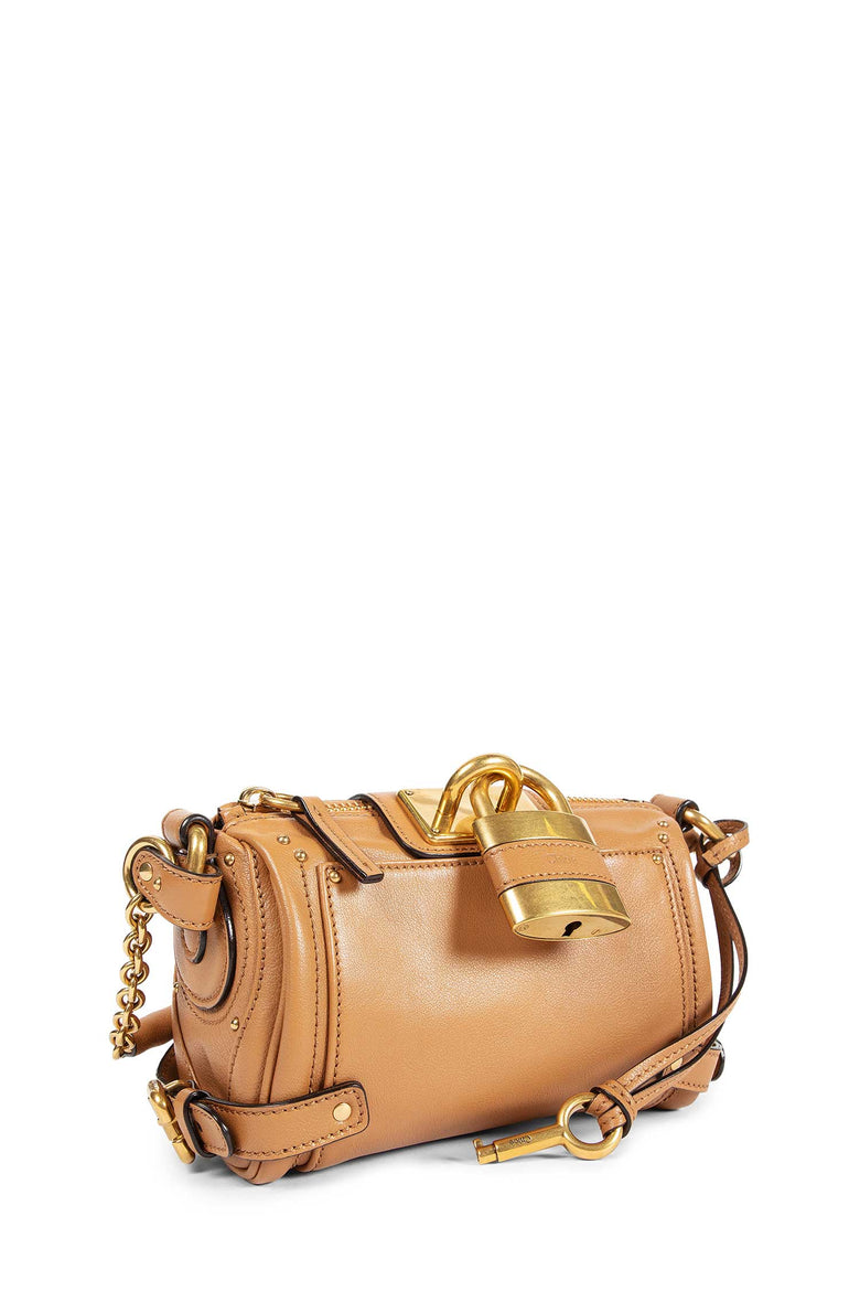 CHLOÉ WOMAN BROWN TOP HANDLE BAGS