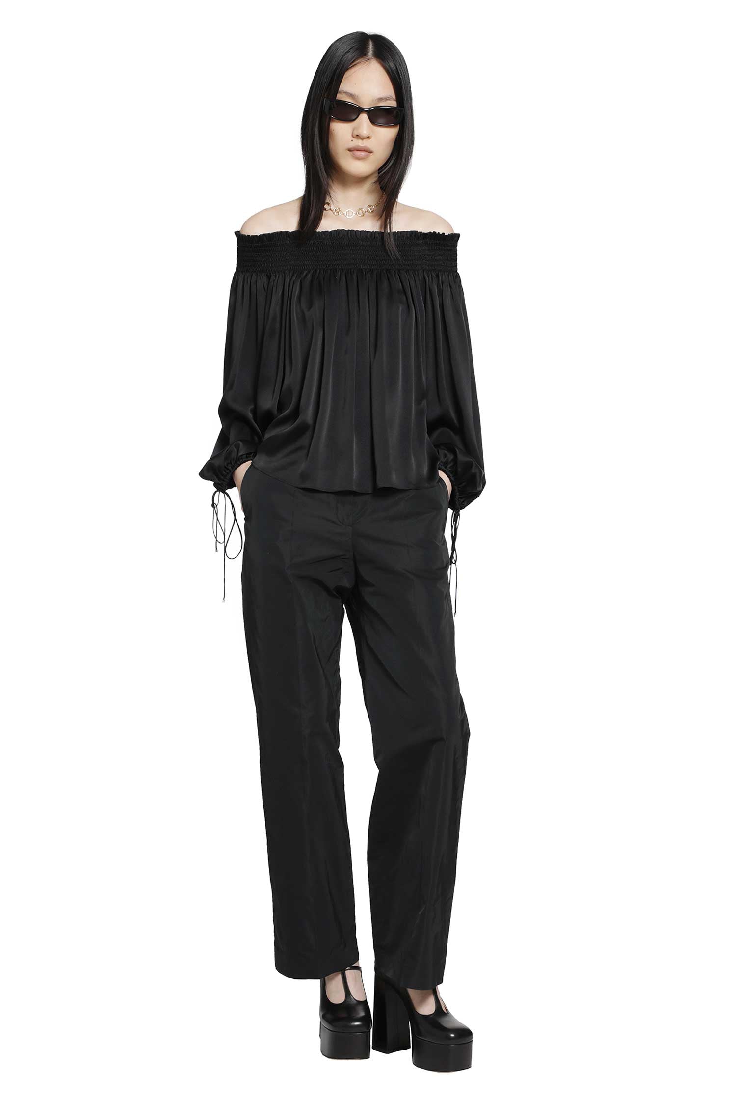 CHLOÉ Off-The-Shoulder Top woman