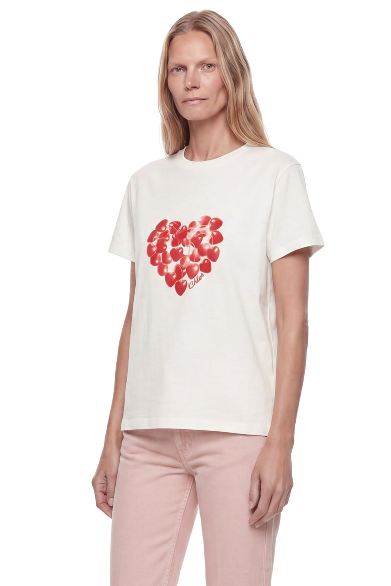 
              CHLOÉ Printed Cotton T-Shirt woman
            