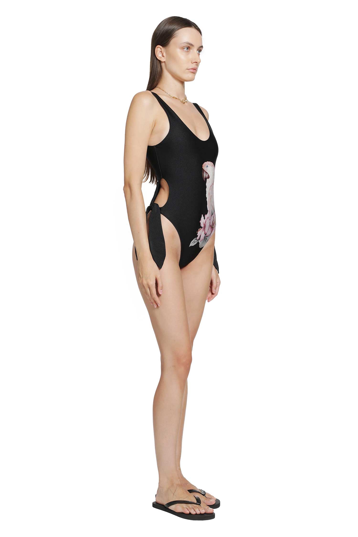 Cut-Out One-Piece Swimsuit