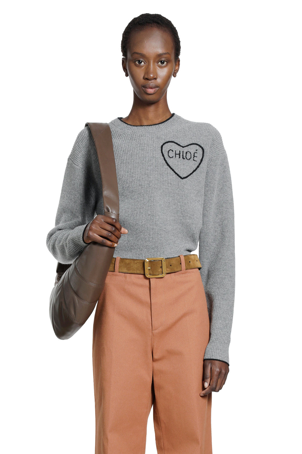 CHLOÉ Wool Knit Cropped Sweater woman