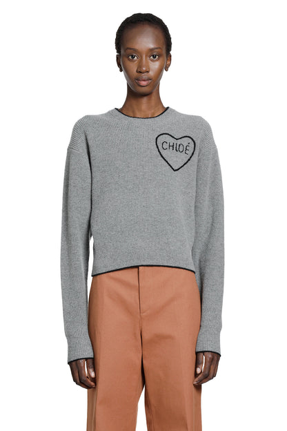 Wool Knit Cropped Sweater