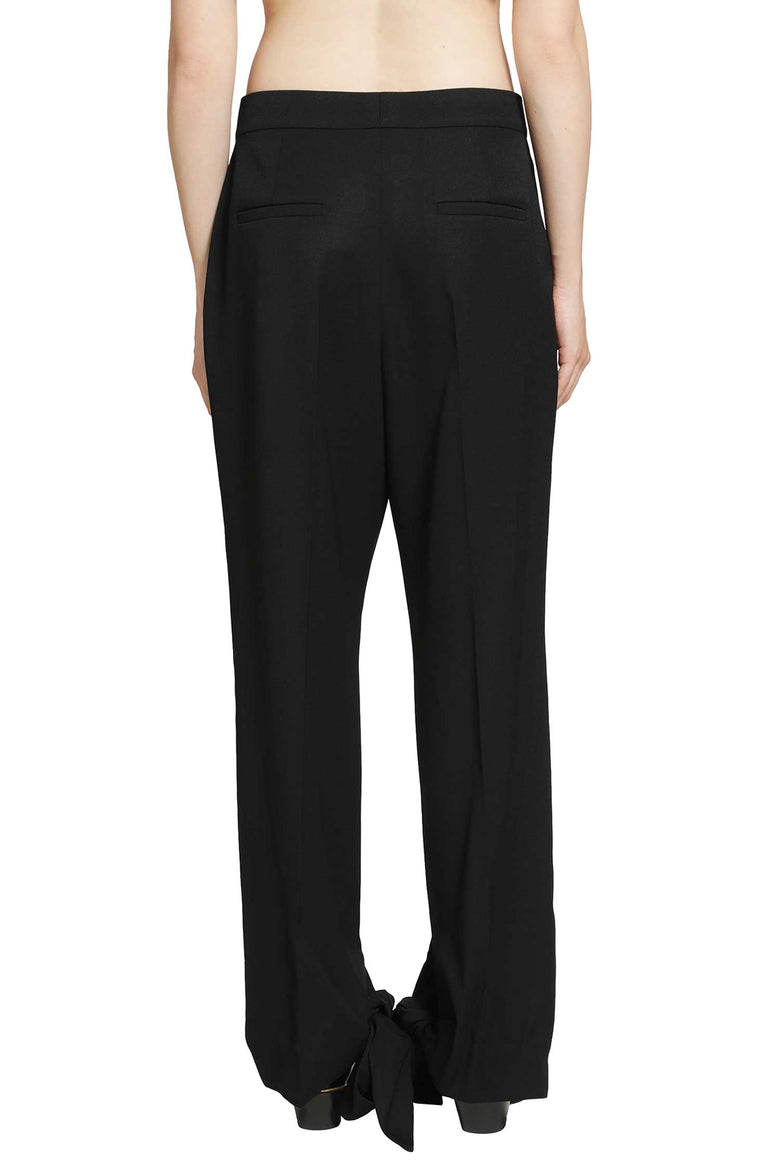 CHLOÉ Pleated Tie-Hem Pants woman