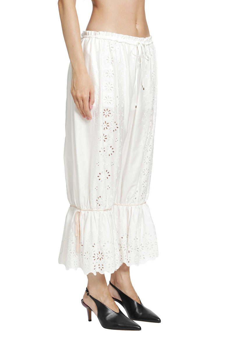 
              CHLOÉ Cotton Fluid Drawstring Trousers woman
            