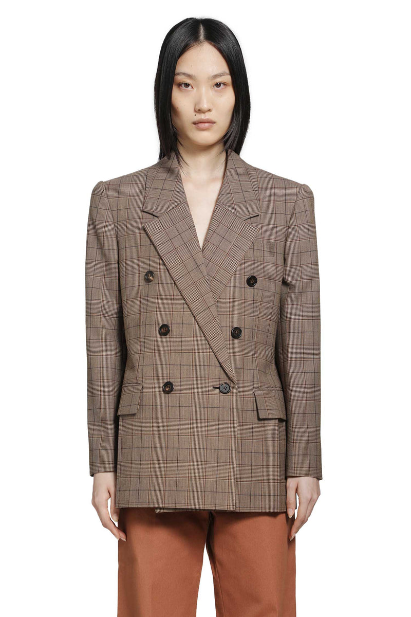 CHLOÉ Checked Wool Blazer woman