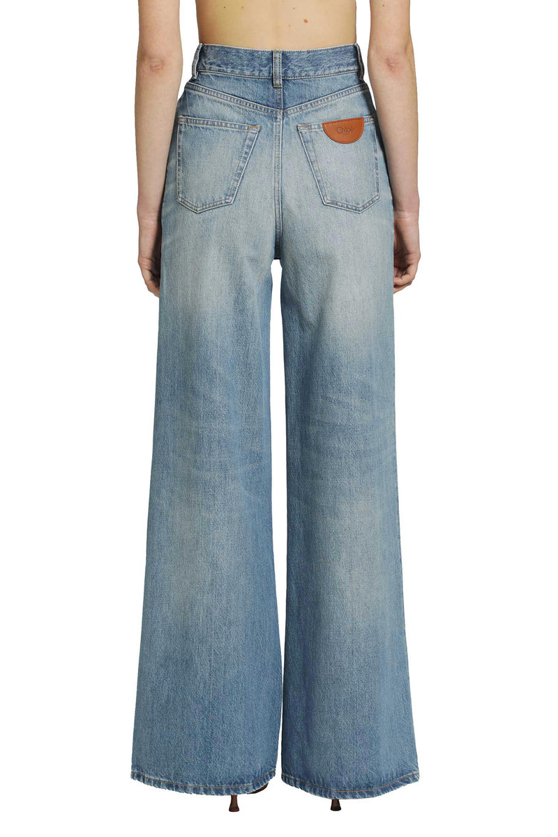 CHLOÉ High-Rise Wide Leg Jeans woman