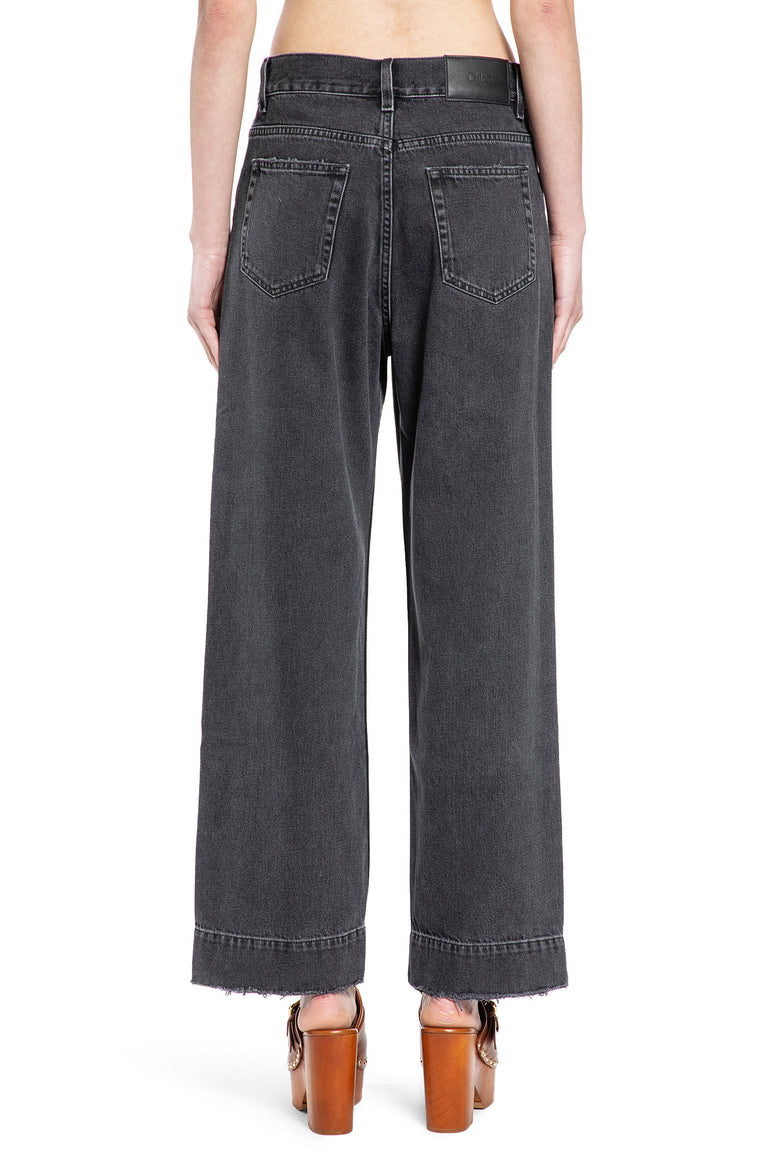 CHLOÉ High-Rise Cropped Jeans woman