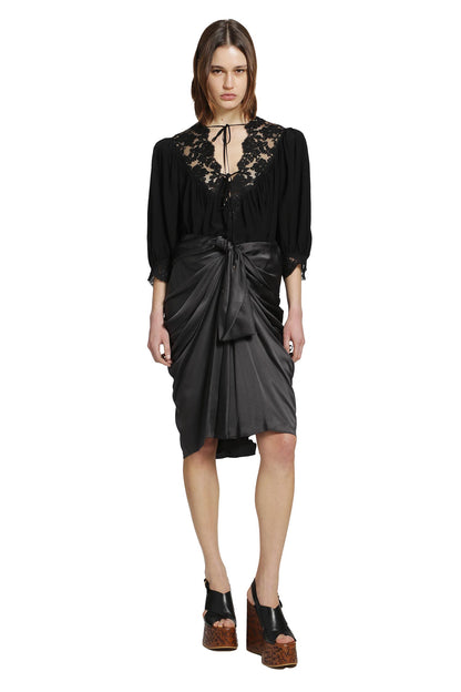 Fluid Puff Sleeve Top