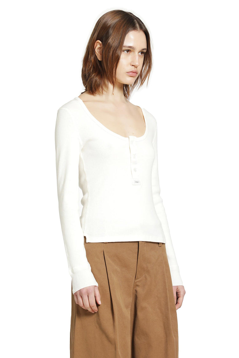 
              Henley Long Sleeve Top
            