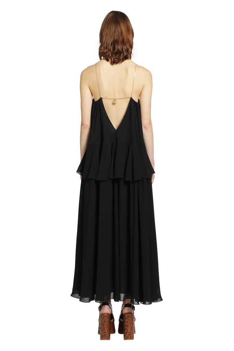 CHLOÉ Silk Georgette Sleeveless Dress woman