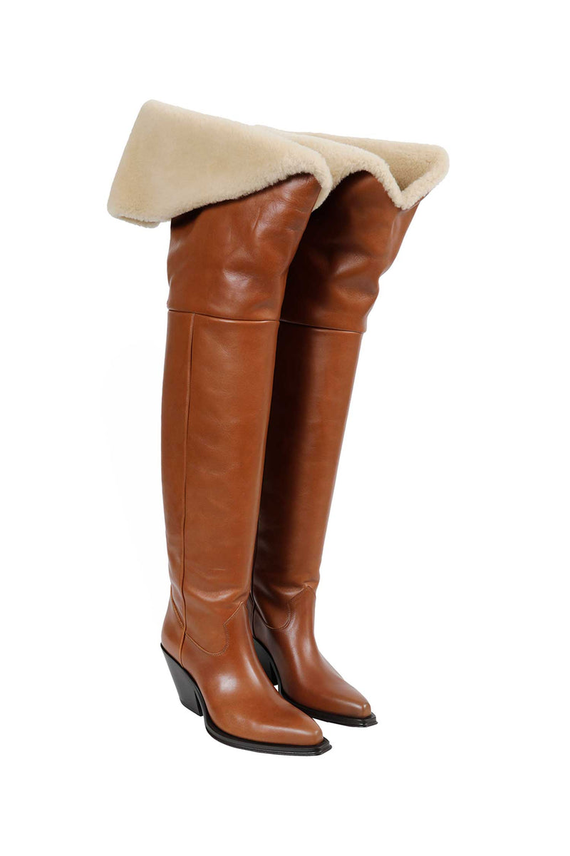 CHLOÉ Azelan Thigh High Boots woman