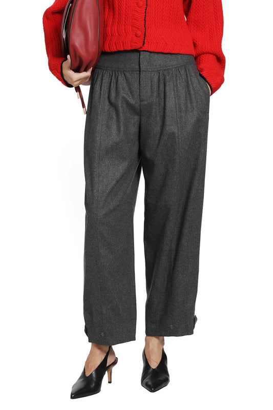 Wool Flannel Trousers