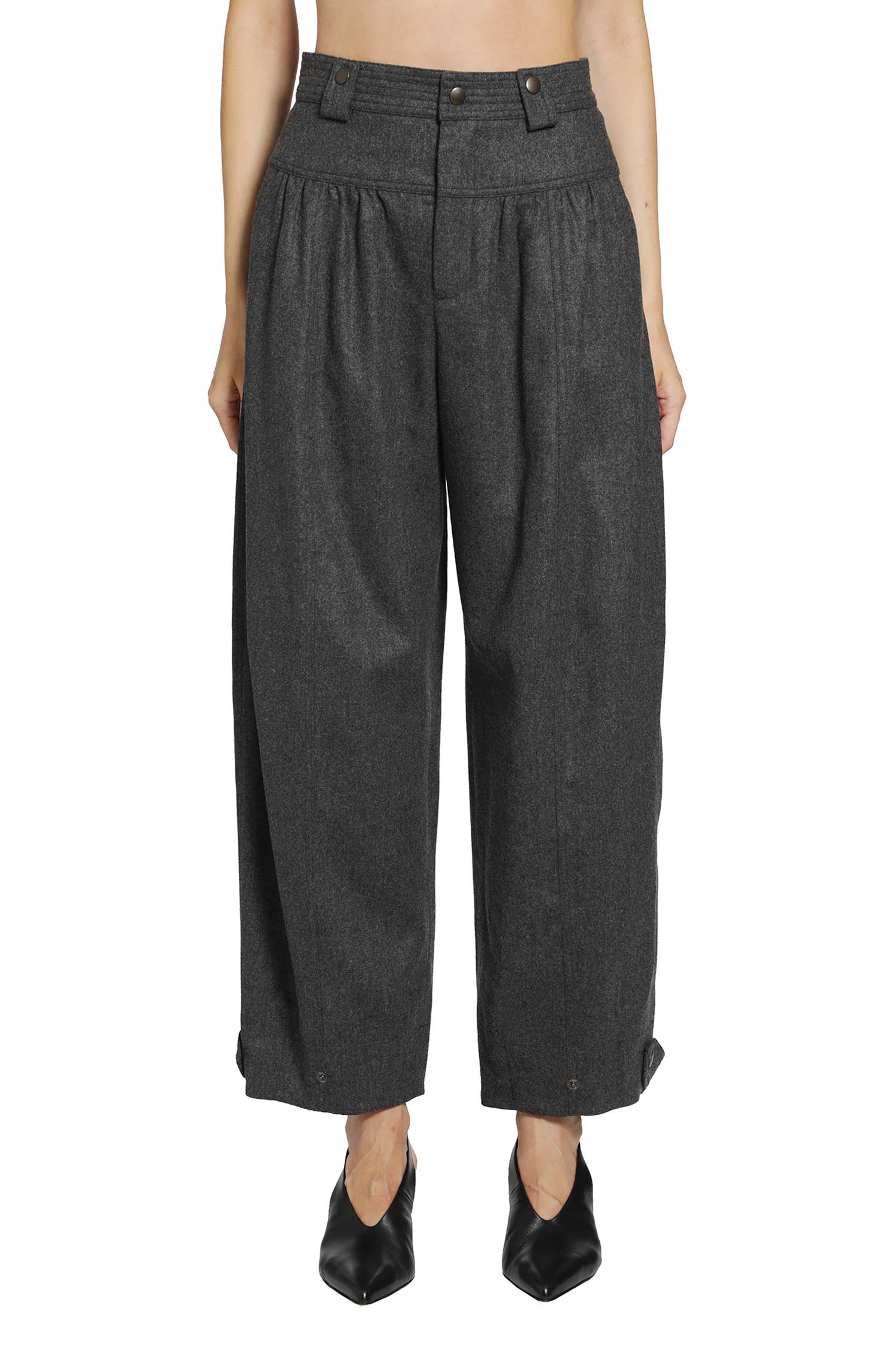 Wool Flannel Trousers