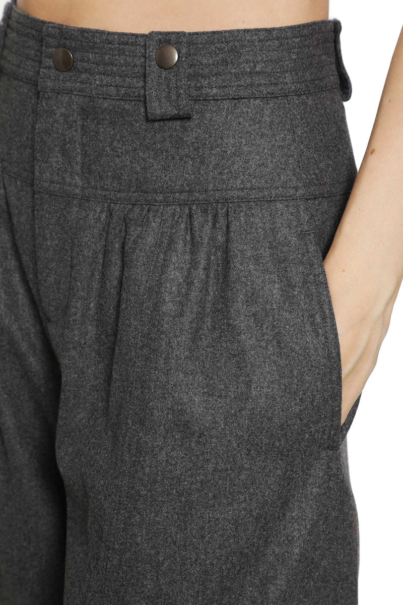 CHLOÉ Wool Flannel Trousers woman