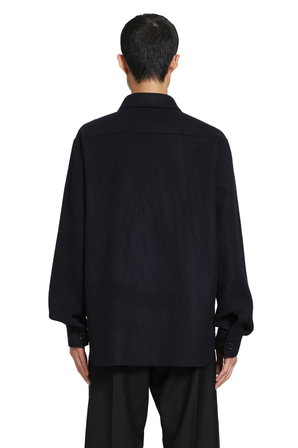 Wool Cashmere Shirt Jacket