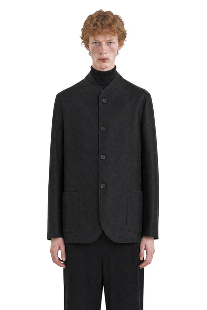 Nehru Jacket in Light Pressed Wool