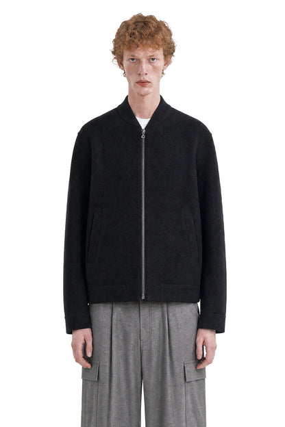 Boiled Wool Bomber Jacket