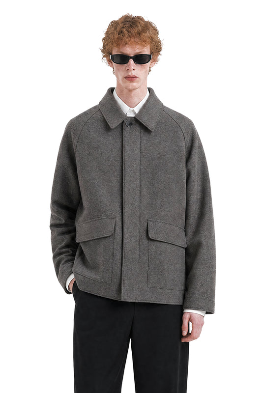 Country Jacket in Pressed Wool