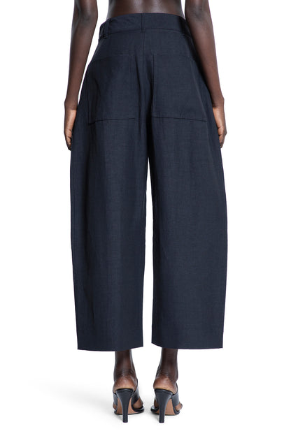 STUDIO NICHOLSON WOMAN BLUE TROUSERS