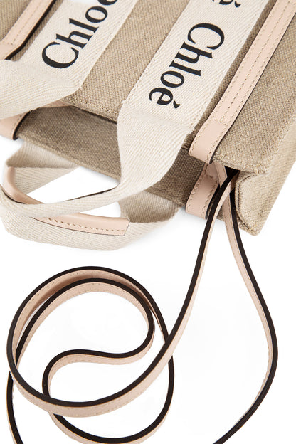 CHLOÉ WOMAN BEIGE TOTE BAGS