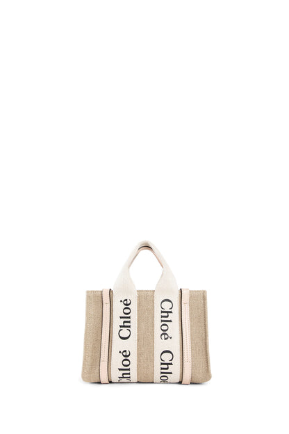 CHLOÉ WOMAN BEIGE TOTE BAGS