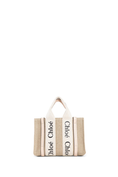 CHLOÉ WOMAN BEIGE TOTE BAGS