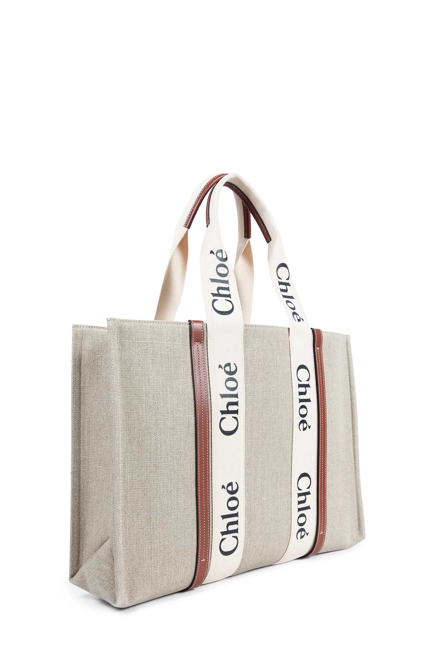 CHLOÉ WOMAN BEIGE TOTE BAGS