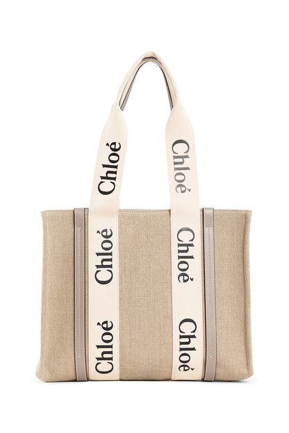 CHLOÉ WOMAN BEIGE TOTE BAGS