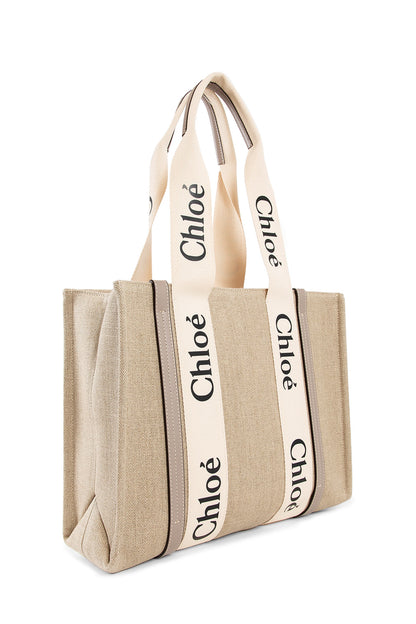 CHLOÉ WOMAN BEIGE TOTE BAGS