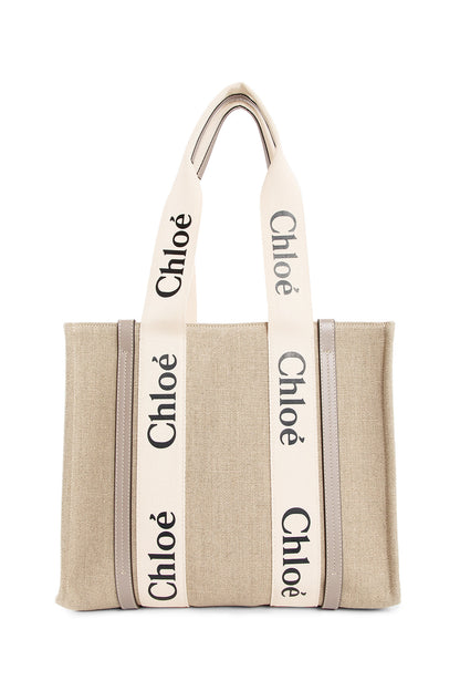 CHLOÉ WOMAN BEIGE TOTE BAGS