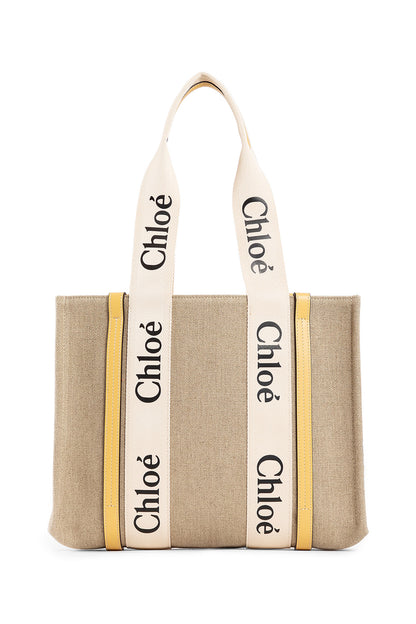 CHLOÉ WOMAN BEIGE TOTE BAGS