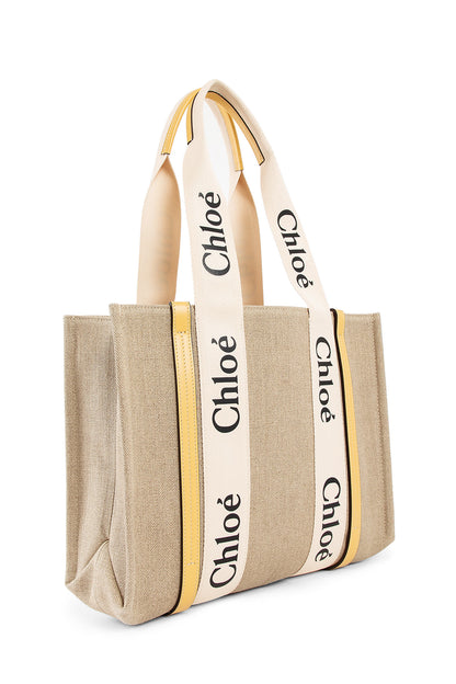 CHLOÉ WOMAN BEIGE TOTE BAGS