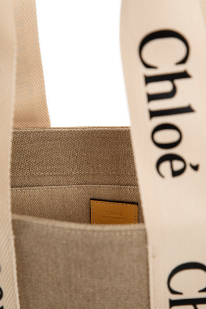 CHLOÉ WOMAN BEIGE TOTE BAGS