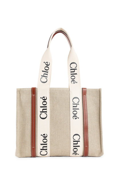 CHLOÉ WOMAN BEIGE TOTE BAGS