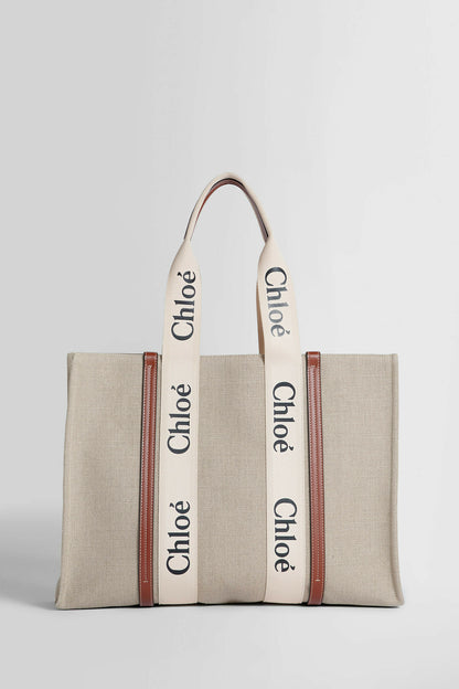 CHLOÉ WOMAN BEIGE TOTE BAGS