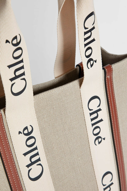 CHLOÉ WOMAN BEIGE TOTE BAGS