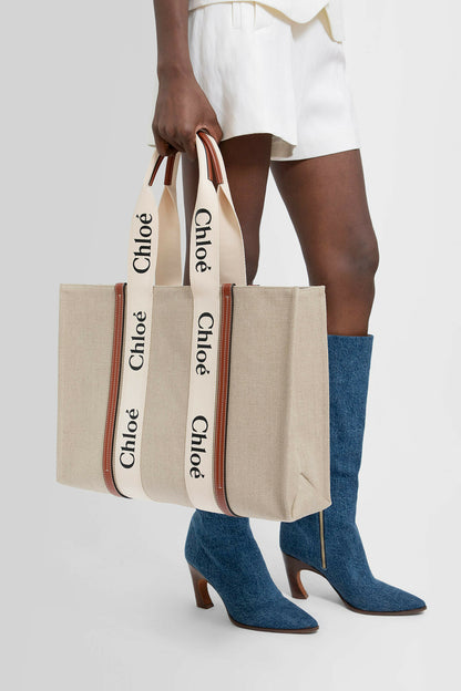 CHLOÉ WOMAN BEIGE TOTE BAGS