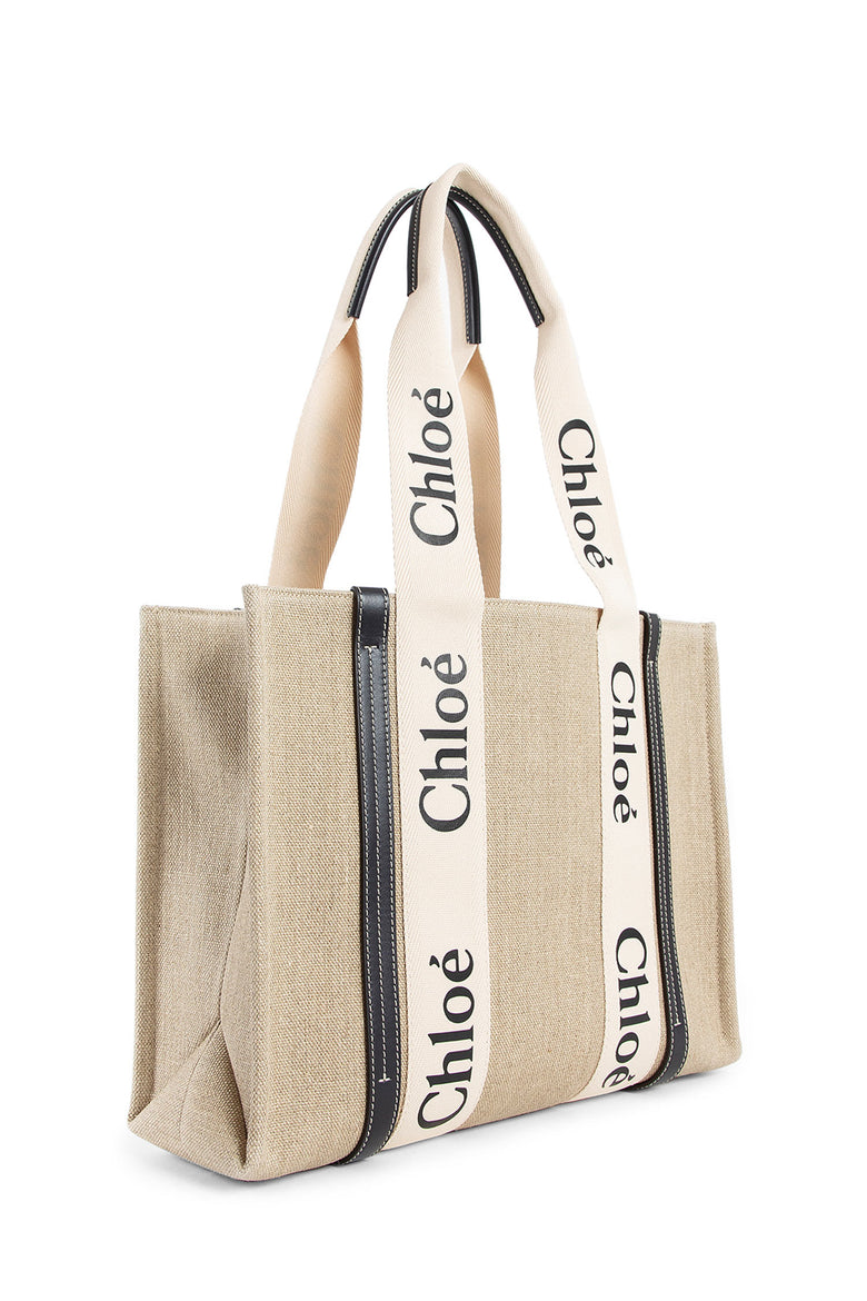 CHLOÉ WOMAN BEIGE TOTE BAGS