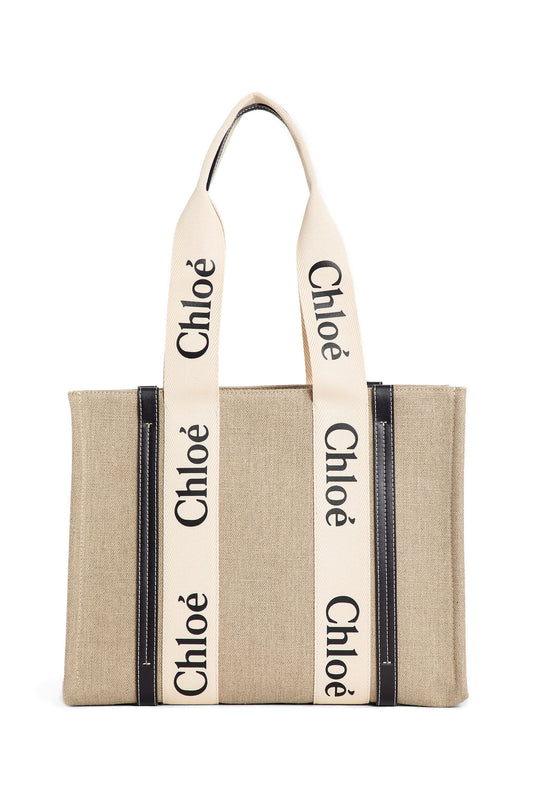 CHLOÉ WOMAN BEIGE TOTE BAGS