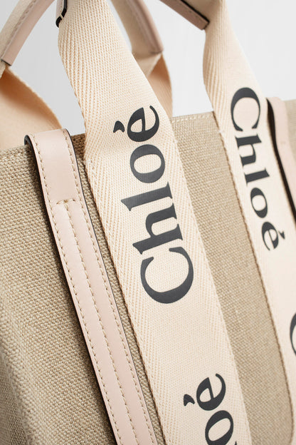 CHLOÉ WOMAN BEIGE TOP HANDLE BAGS