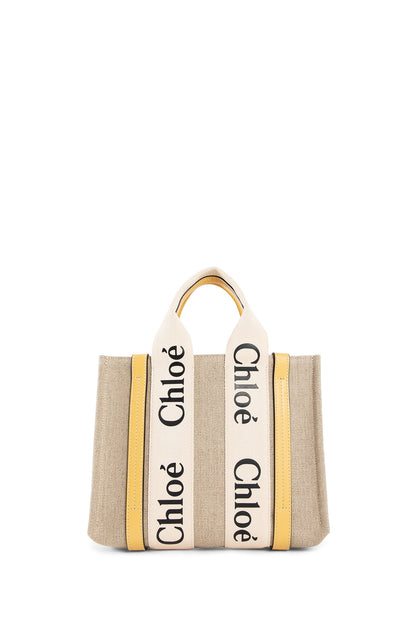 CHLOÉ WOMAN BEIGE TOTE BAGS