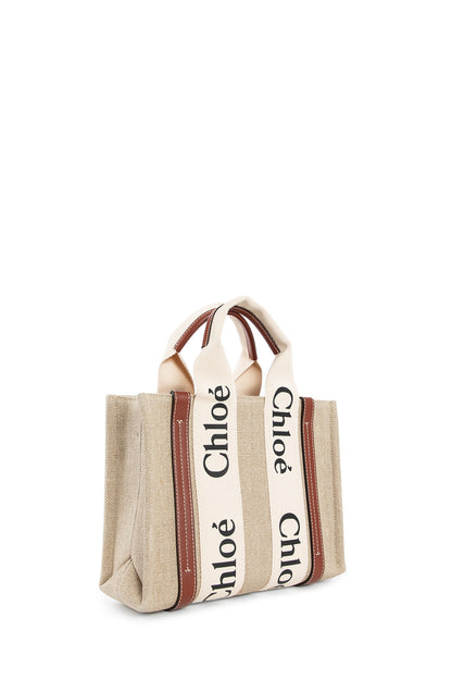 CHLOÉ WOMAN BEIGE TOTE BAGS