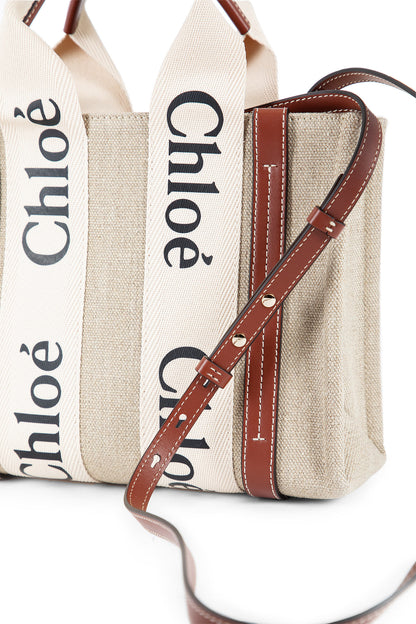 CHLOÉ WOMAN BEIGE TOTE BAGS