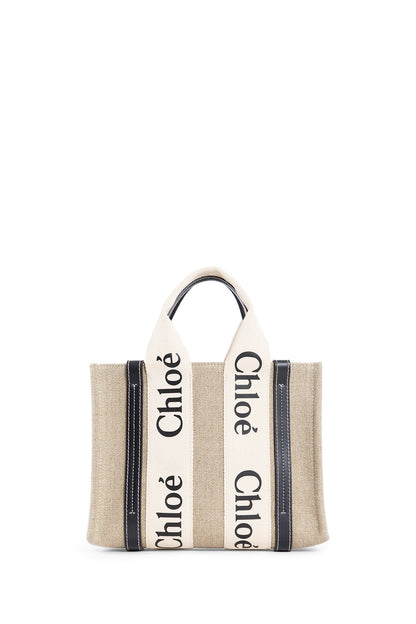 CHLOÉ WOMAN BEIGE TOTE BAGS