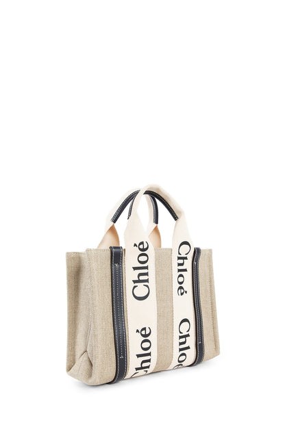 CHLOÉ WOMAN BEIGE TOTE BAGS