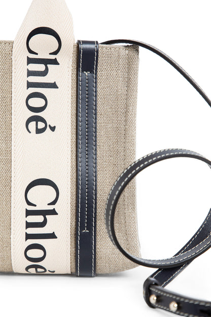 CHLOÉ WOMAN BEIGE TOTE BAGS