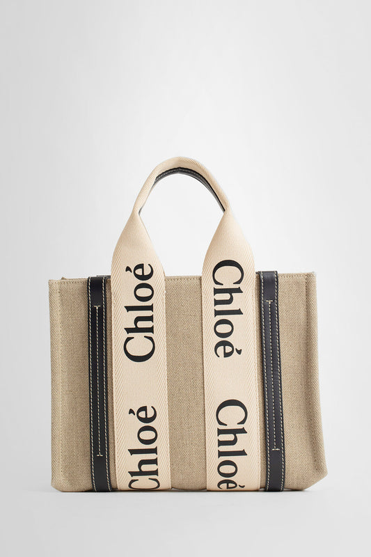 CHLOÉ WOMAN BEIGE TOTE BAGS