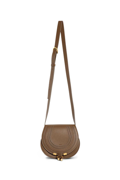 CHLOÉ WOMAN BROWN CROSSBODY BAGS